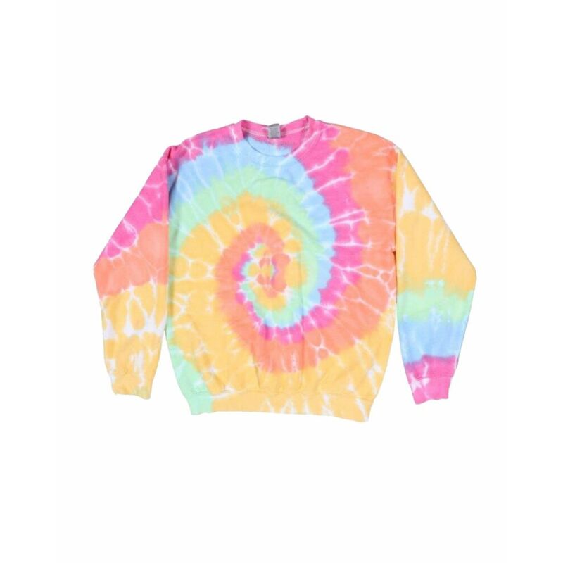 Blended Tie-Dyed Crewneck Sweatshirt Thumbnail