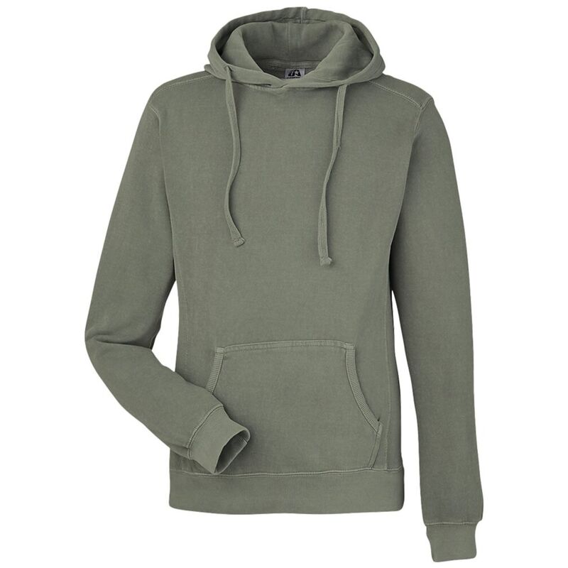 Unisex Pigment-Dyed Fleece Hooded Sweatshirt Thumbnail
