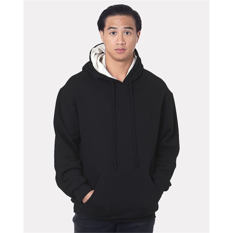 Unisex USA-Made Super Heavy Thermal Lined Hooded Sweatshirt Thumbnail