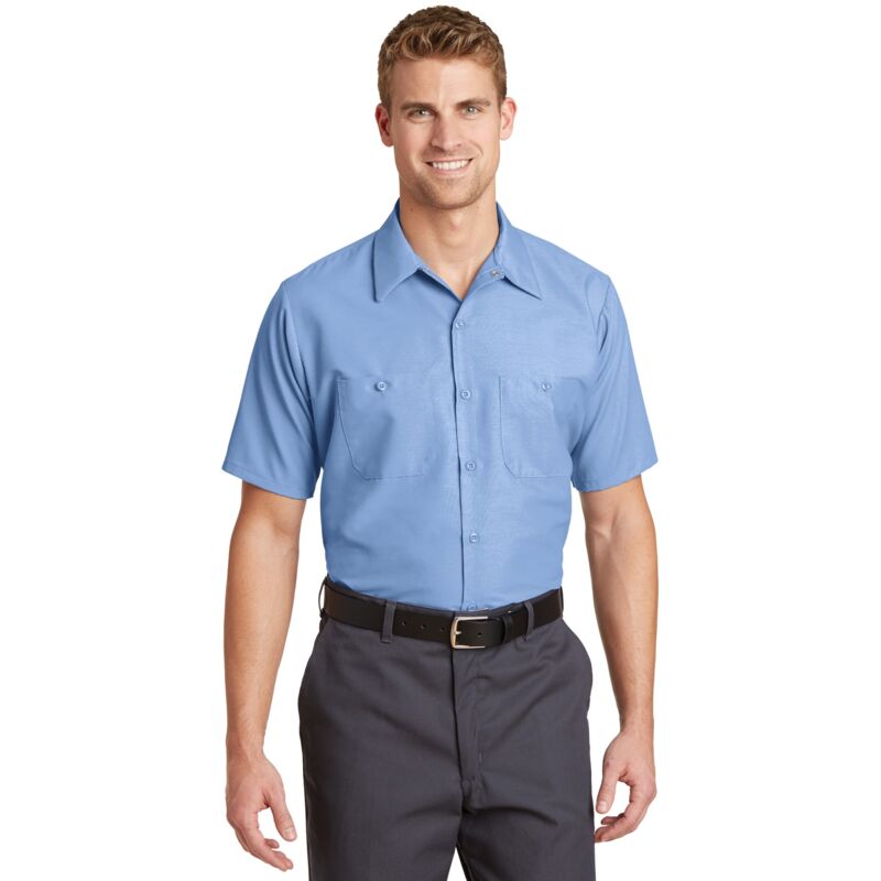 Long Size, Short Sleeve Industrial Work Shirt Thumbnail