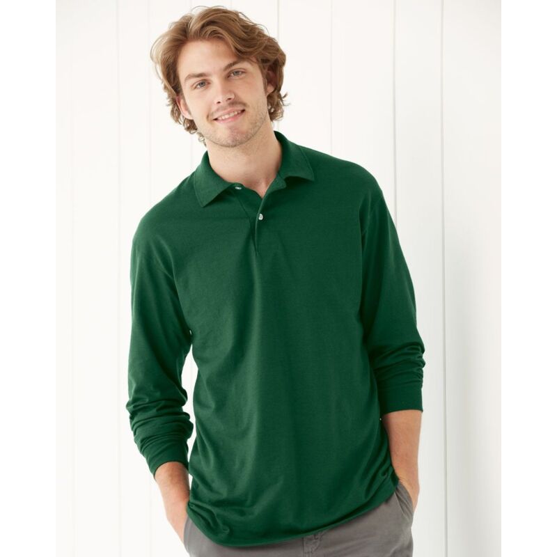 SpotShield® 50/50 Long Sleeve Polo Thumbnail