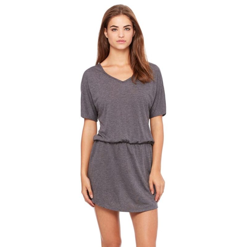 Women's Flowy V-neck Dress Thumbnail