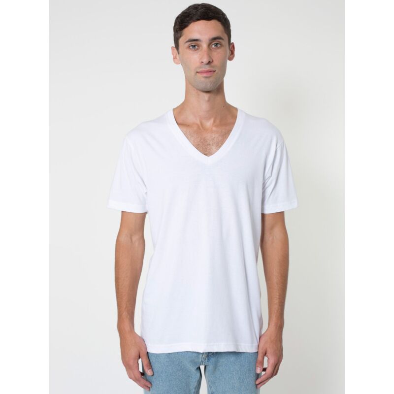 2456 Fine Jersey S/S V-Neck T-Shirt Thumbnail
