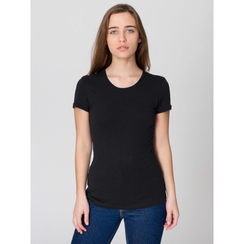 6321 Sheer Jersey Cap Sleeve T-Shirt Thumbnail