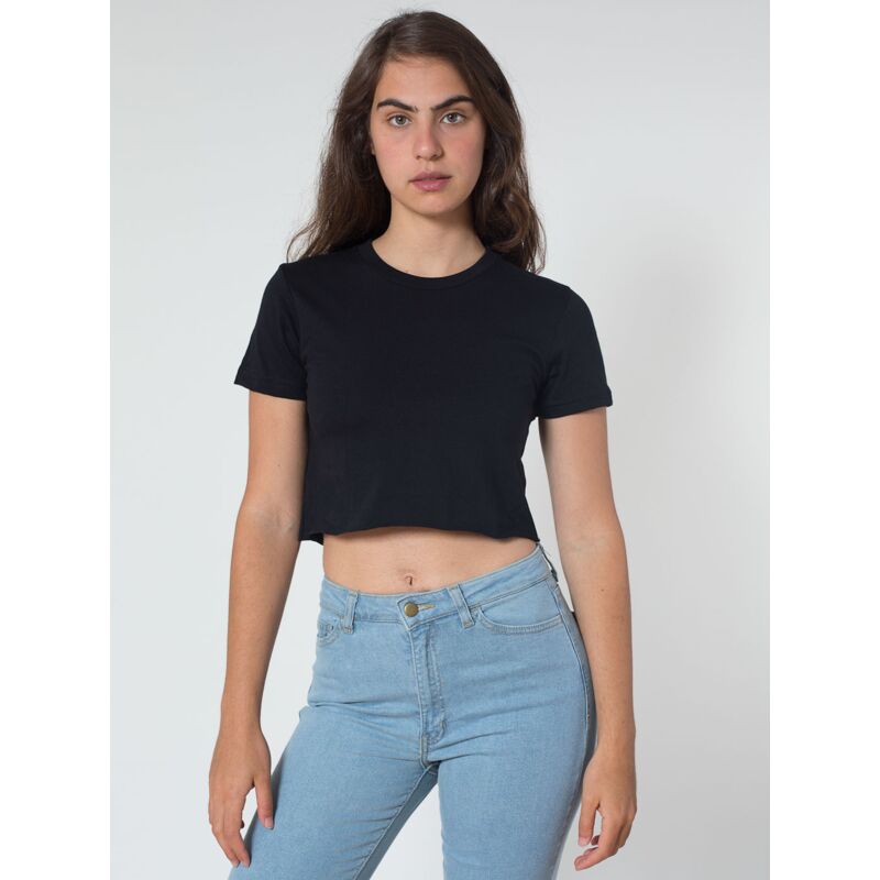 2380 Fine Jersey S/S Cropped T-Shirt Thumbnail