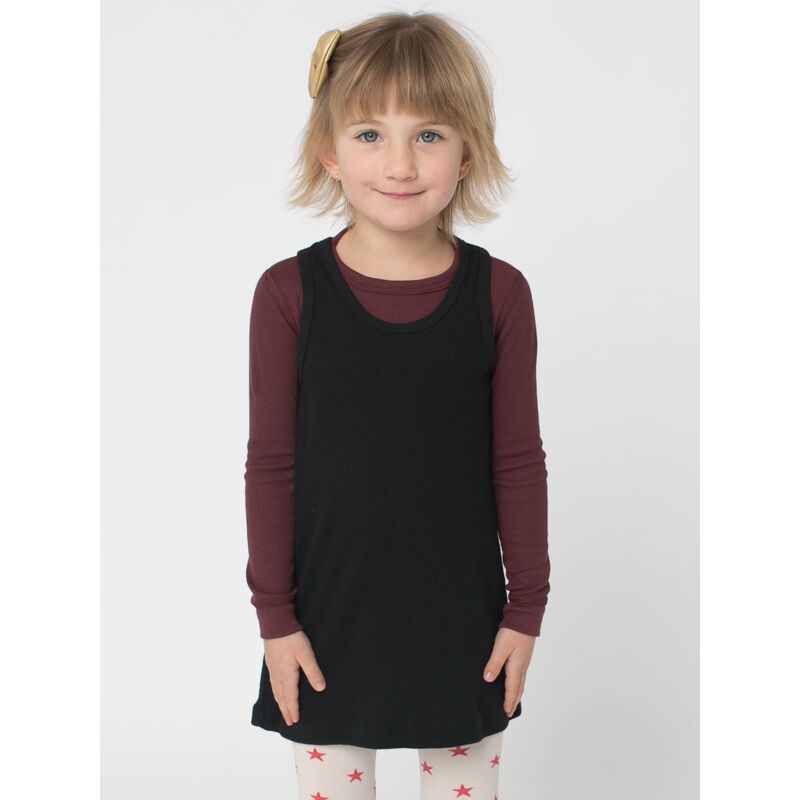 3135 Toddler 2x1 Rib Racerback Dress Thumbnail