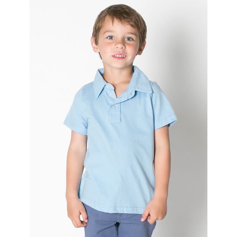rsa2112 Toddler Fine Jersey Polo Shirt Thumbnail