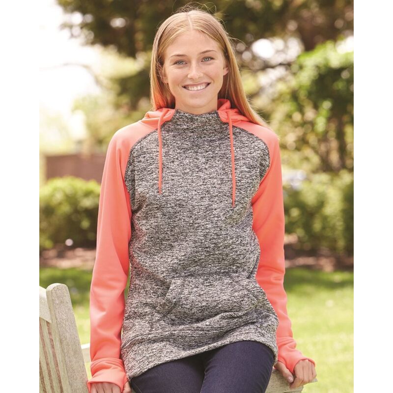 Women’s Colorblocked Cosmic Fleece Hooded Sweatshirt Thumbnail