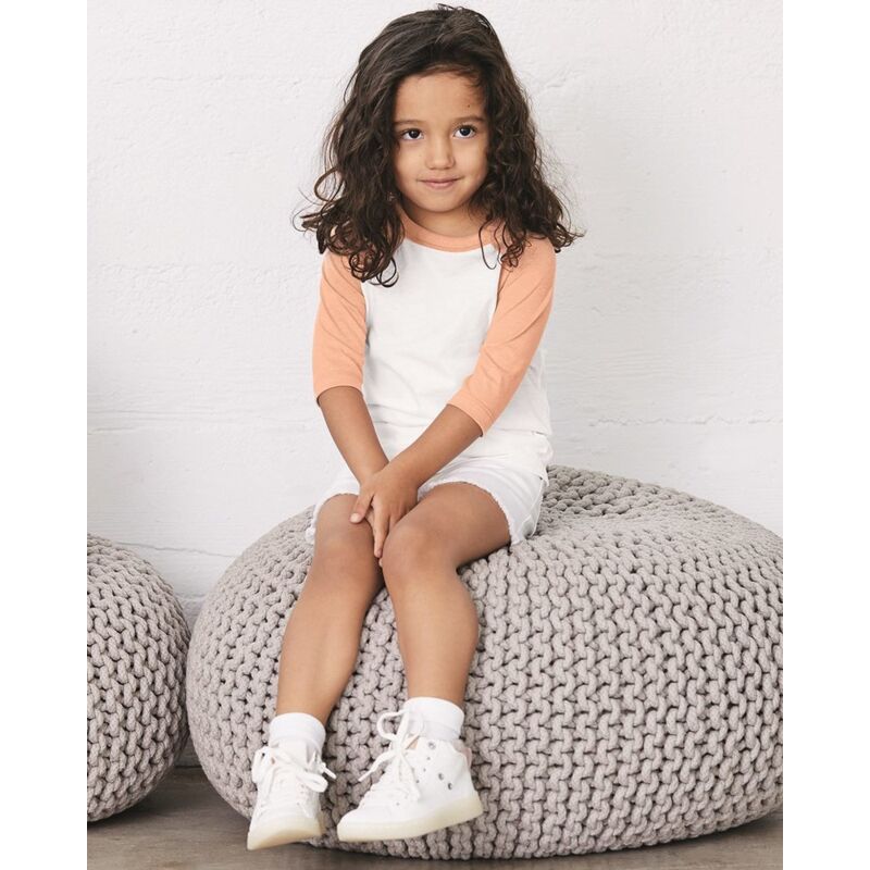 Toddler Three-Quarter Sleeve Baseball Tee Thumbnail