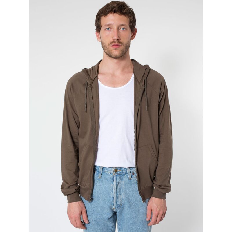 RSA2402 Fine Jersey Zip-Up Hoody Thumbnail