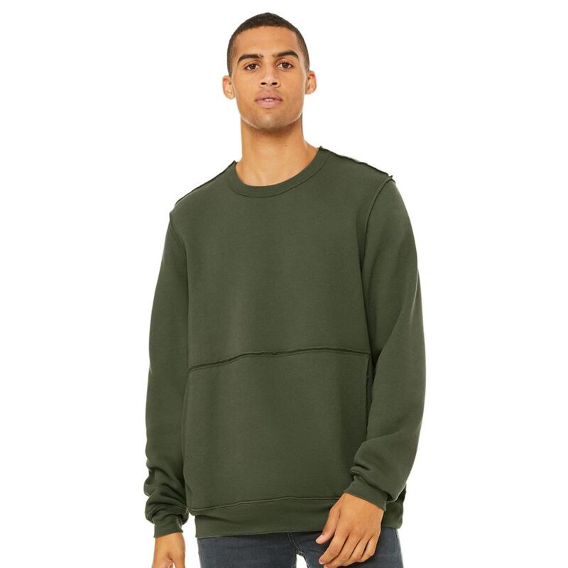 FWD Fashion Raw Seam Crewneck Sweatshirt Thumbnail
