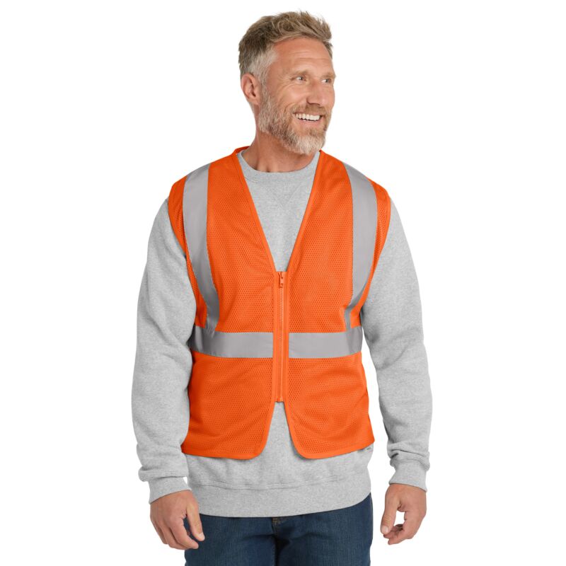 Ansi 107 Class 2 Economy Mesh Zippered Vest Thumbnail