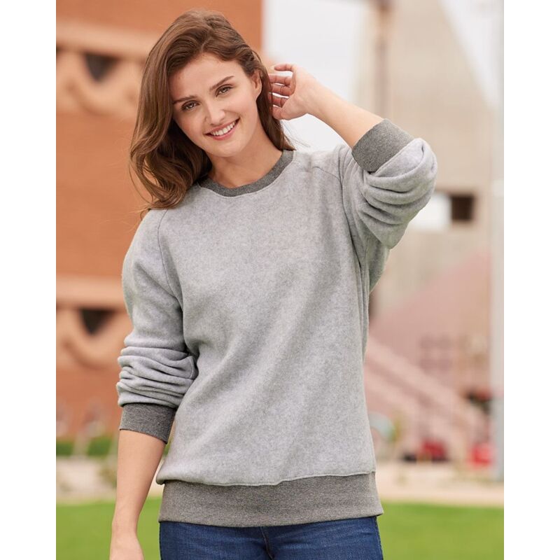 Unisex Flip Side Fleece Crewneck Sweatshirt Thumbnail