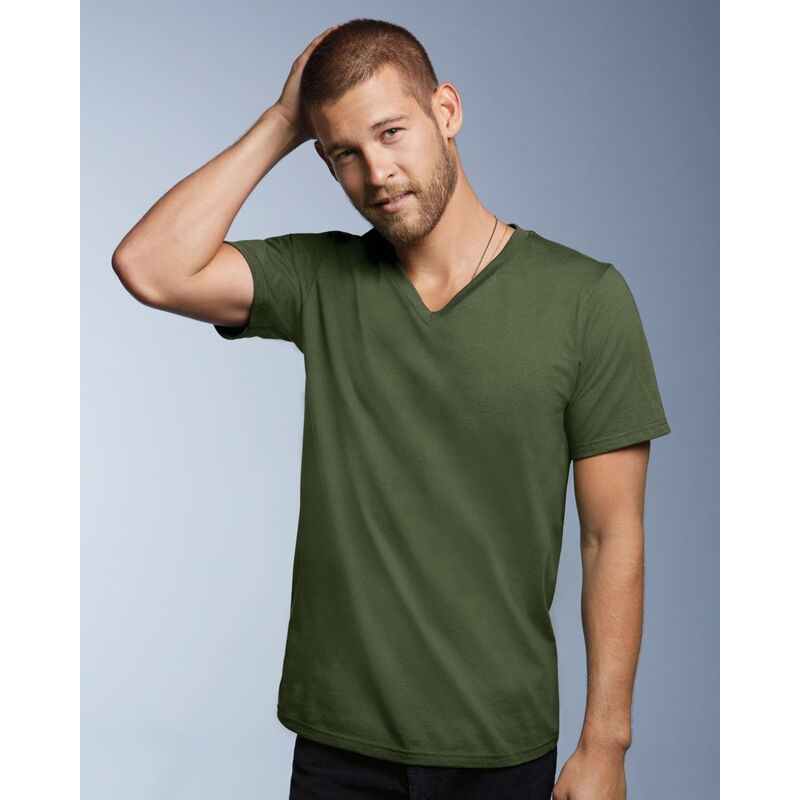 Lightweight Ringspun V-Neck T-Shirt Thumbnail